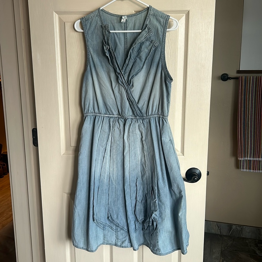 Large Denim dress by Maeve - worn once for family pictures